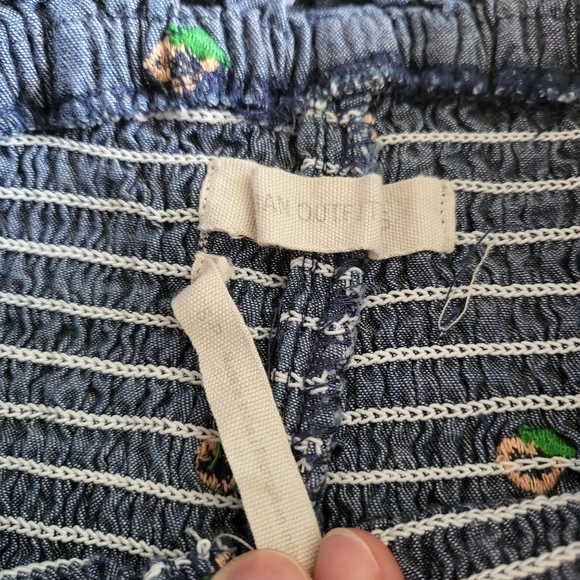 UO Peach Embroidered Ruffle High Rise Pin-up Short S - Picture 6 of 8